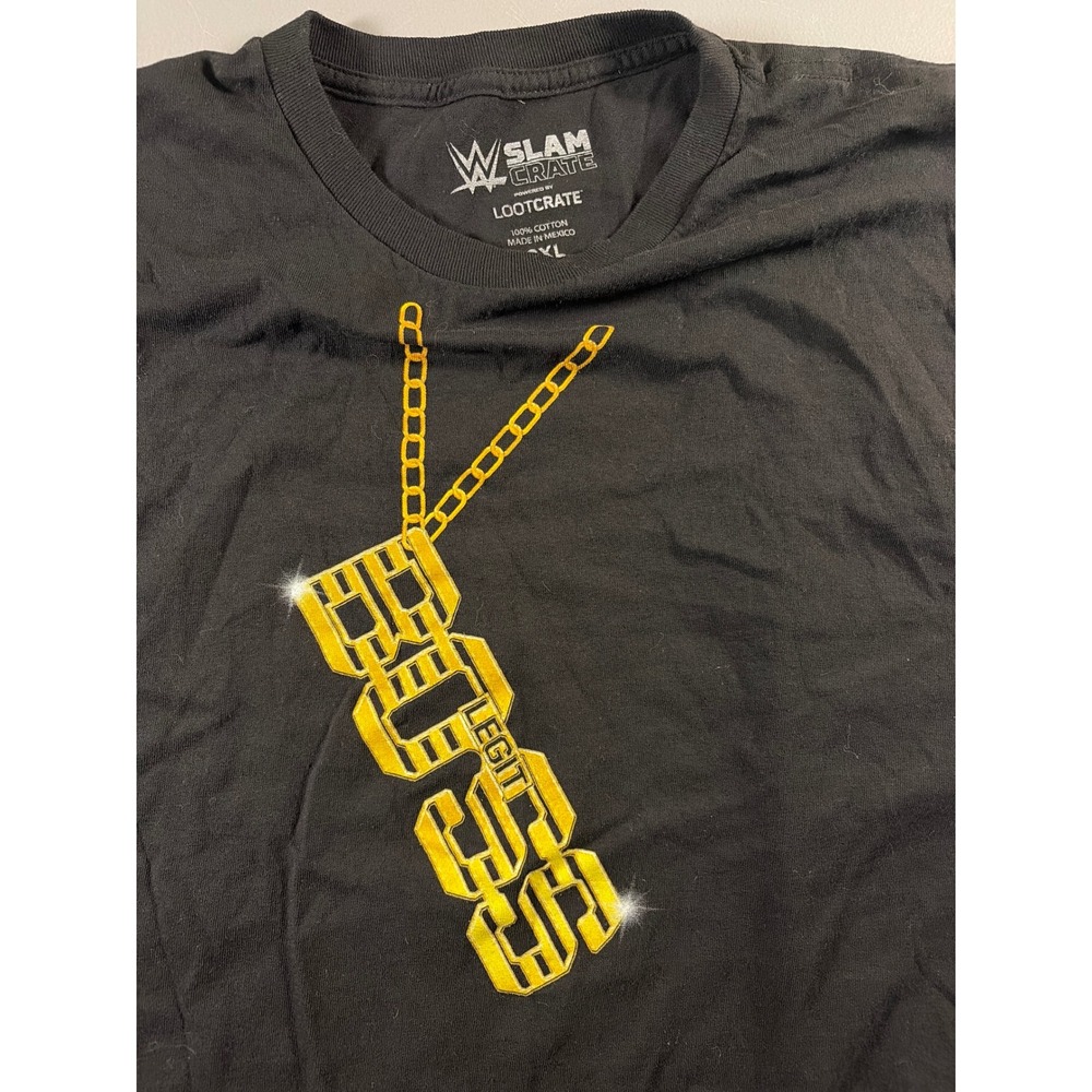 WWE Sasha Banks Legit Boss T-Shirt Mens 2XL Black Loot Crate Graphic Tee Cotton